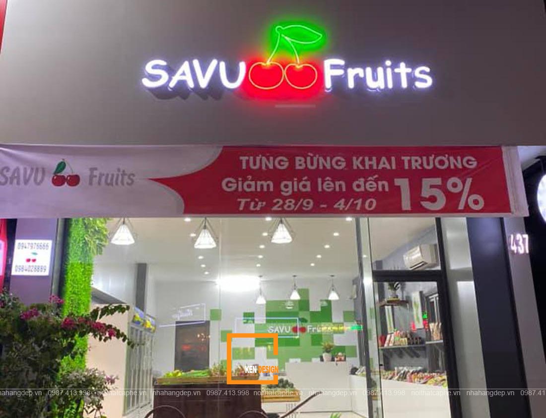Savu Fruits giảm 15% nhân ngày khai trương, bạn đã ghé qua chưa?